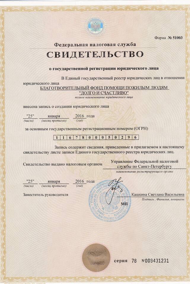Фонд как юридическое лицо