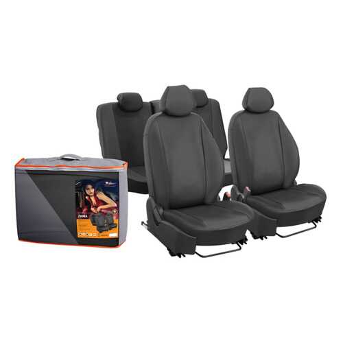 Чехлы для Hyundai Tucson Kia SportageЛима 18 1/3 экокожа перф. черн. AIRLINE ACCS-L-32 в Башнефть