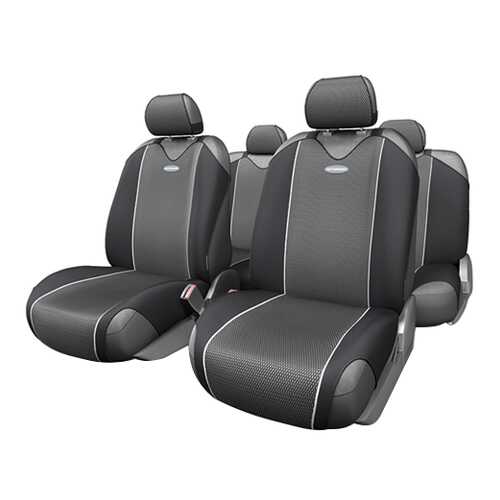 Комплект чехлов-маек Autoprofi Carbon CRB-802 GY в Башнефть