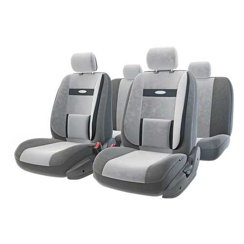 Комплект чехлов на сиденья Autoprofi Comfort COM-1105 D.GY/L.GY (M) в Башнефть
