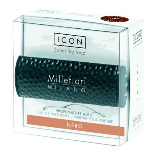Ароматизатор автомобильный Millefiori Milano ICON Тени металла Черный в Башнефть