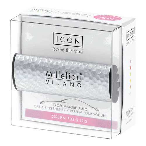 Ароматизатор автомобильный Millefiori Milano ICON Тени металла Зеленый инжир и ирис в Башнефть
