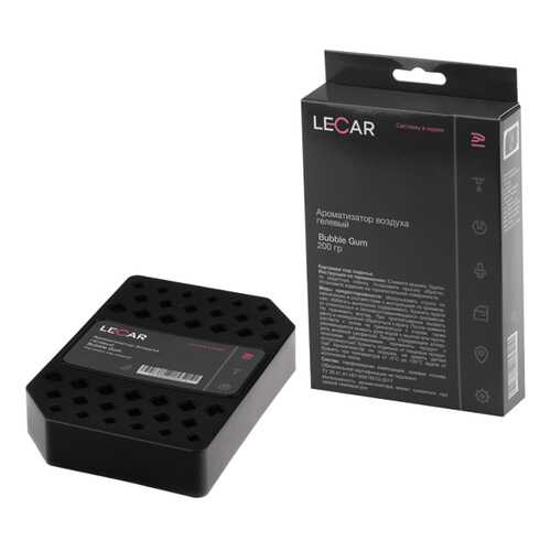 Ароматизатор возздуха LECAR гелевый под сиденье Bubble Gum 200 гр. Картридж LECAR000272412 в Башнефть