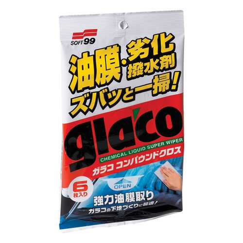 Салфетка автомобильная Soft99 Glaco Compound Sheet (4063) в Башнефть