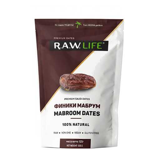 Финики Raw Life мабрум 125 г в Башнефть