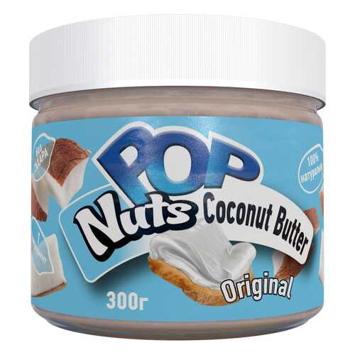 Кокосовая паста POP Nuts Coconut Butter Original Натуральная, 300 г в Башнефть