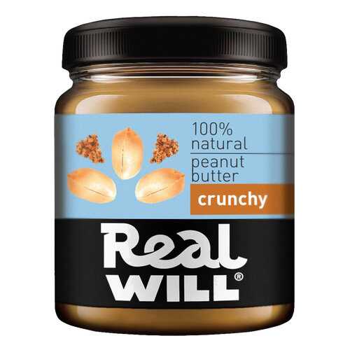 Real Will Peanut butter хрустящая 500 г в Башнефть