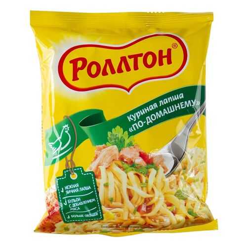 Вермишель Роллтон По-домашнему с курицей 85г в Башнефть