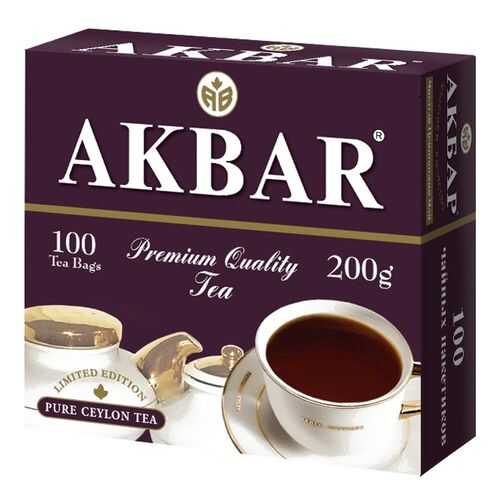 Чай Akbar English Breakfast черный байховый 2 г*100 пакетиков в Башнефть