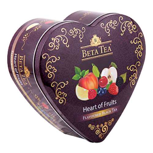 Чай Beta Tea фруктовое сердце в музыкальной шкатулке черный ассорти 40 пакетиков в Башнефть