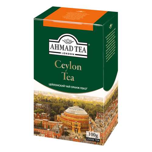 Чай черный Ahmad tea ceylon tea оранж пеко 100 г в Башнефть