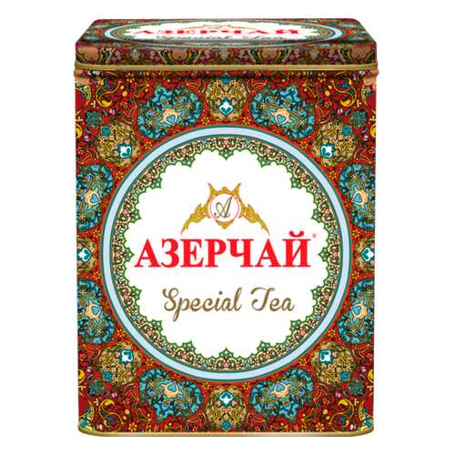 Чай черный Азерчай листовой Special с красным узором 200 г в Башнефть