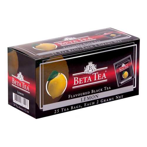 Чай черный Beta Tea лимон 25 пакетиков в Башнефть