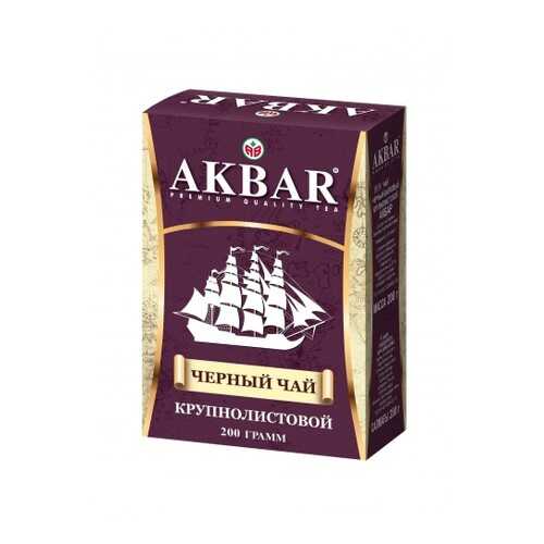 Чай черный листовой Akbar корабль 200 г в Башнефть