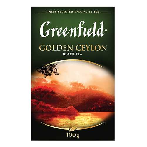 Чай черный листовой Greenfield Golden Ceylon 100 г в Башнефть
