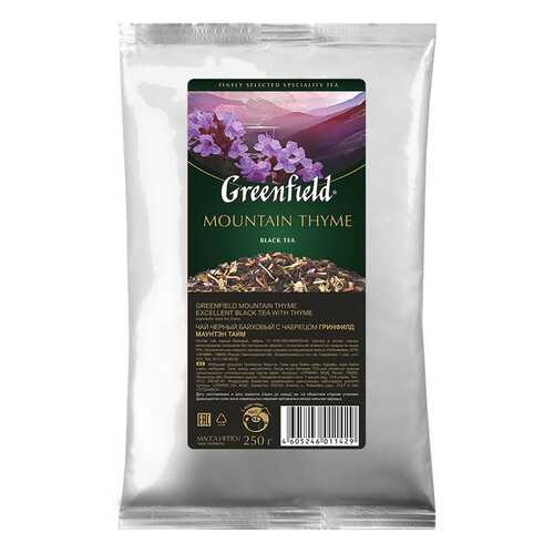 Чай черный листовой Greenfield Mountain Thyme 250 г в Башнефть