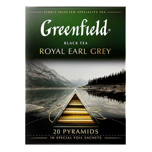 Чай черный в пирамидках Greenfield Royal Earl Grey 20 пакетиков в Башнефть