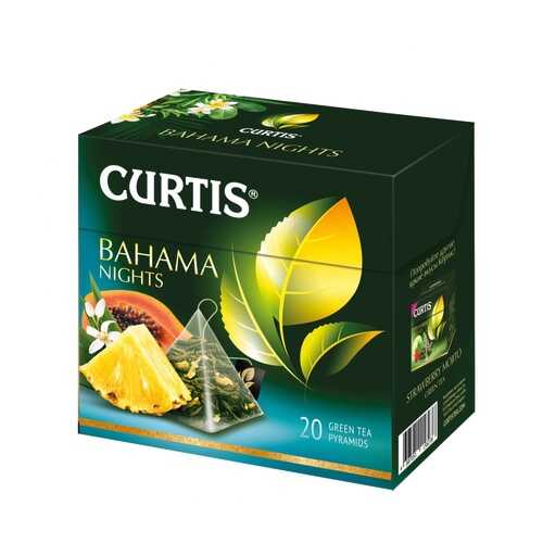 Чай Curtis Bahama Nights зеленый с добавками 20 пирамидок в Башнефть