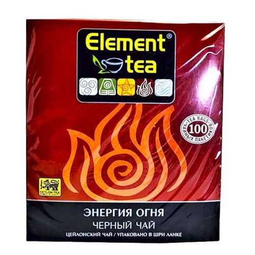 Чай Элемент черный 100 пакетов в Башнефть