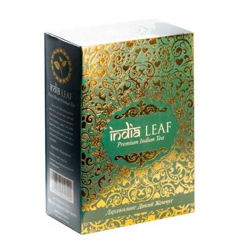 Чай India leaf Дарджилинг дикий жемчуг, черный круполистовой, 100 гр в Башнефть