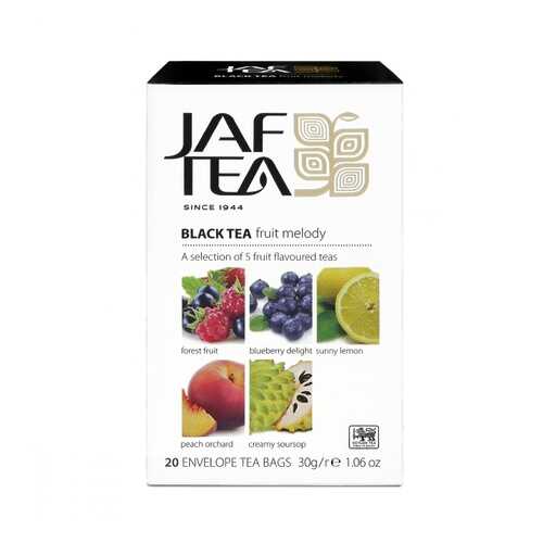 Чай Jaf Tea Fruit Melody черный с добавками ассорти 5 видов по 4 сашета в Башнефть