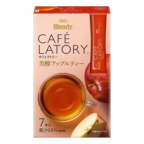 Чай растворимый AGF Cafe Latory Бленди латте яблоко в стиках 7*6.5 г в Башнефть