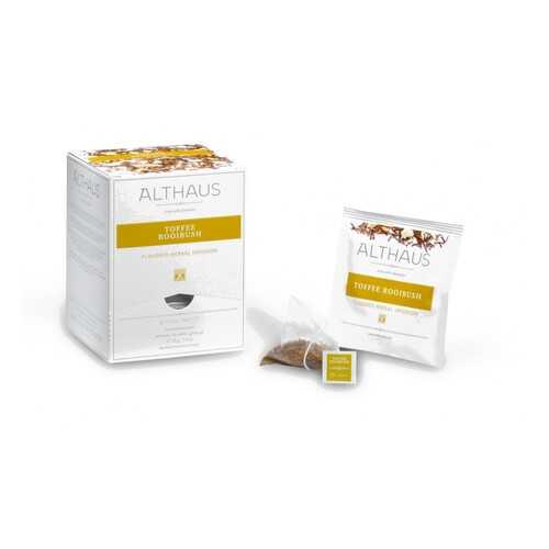 Чай травяной в пирамидках Althaus Toffee Rooibush Тоффи Ройбуш 15*2.75 г в Башнефть