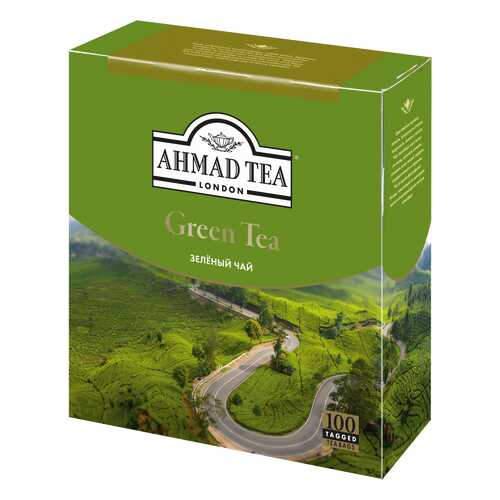 Чай зеленый Ahmad Tea 100 пакетиков в Башнефть
