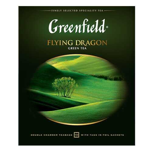 Чай зеленый Greenfield Flying Dragon 100 пакетиков в Башнефть
