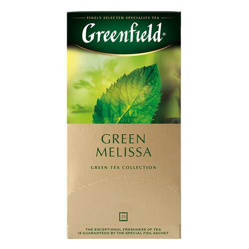 Чай зеленый Greenfield Green Melissa 25 пакетиков в Башнефть