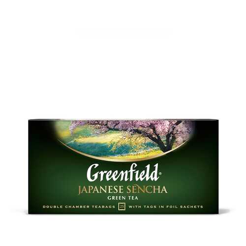 Чай зеленый Greenfield Japanese Sencha 25 пакетиков в Башнефть