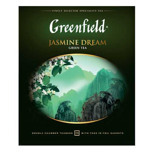 Чай зеленый Greenfield Jasmine Dream 100 пакетиков в Башнефть