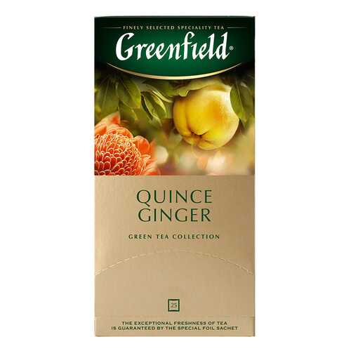 Чай зеленый Greenfield Quince Ginger 25 пакетиков в Башнефть