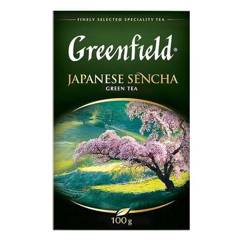 Чай зеленый листовой Greenfield Japanese Sencha 100 г в Башнефть