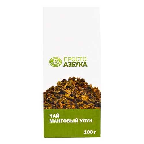 Чай зеленый Просто Азбука манговый улун 100 г в Башнефть
