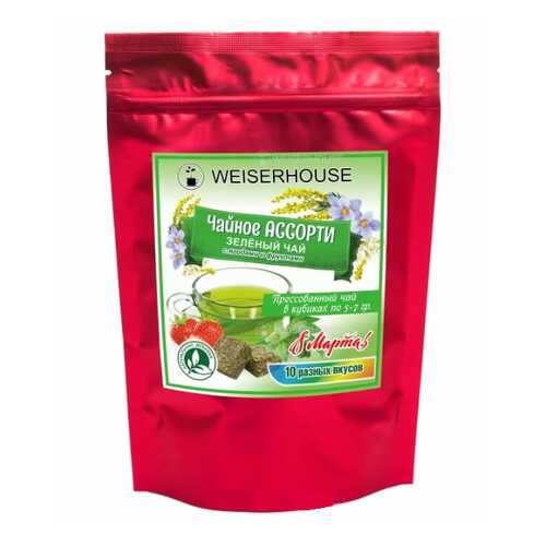 Чай зеленый WeiserHouse чайное ассорти кубики 5-7 г 10 шт в Башнефть
