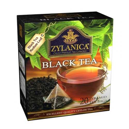 Чай Zylanica Black tea черный 20 пирамидок в Башнефть
