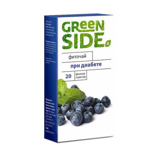 Фиточай Green Side при диабете 2 г 20 фильтр-пакетов в Башнефть