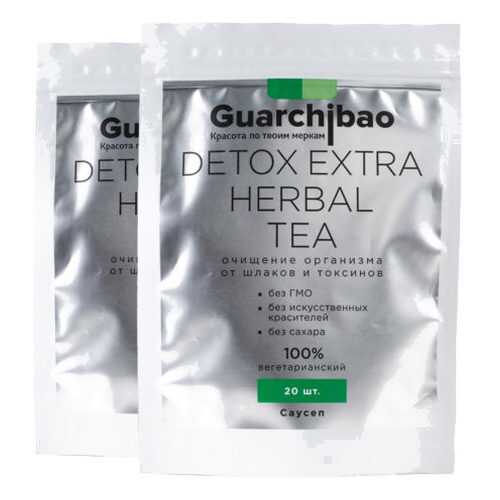 GUARCHIBAO DETOX EXTRA HERBAL TEA набор из 2 упаковок чая для детокса Саусеп в Башнефть