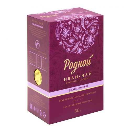 Иван-чай Родной Традиционный, крупнолистовой, 50 гр в Башнефть