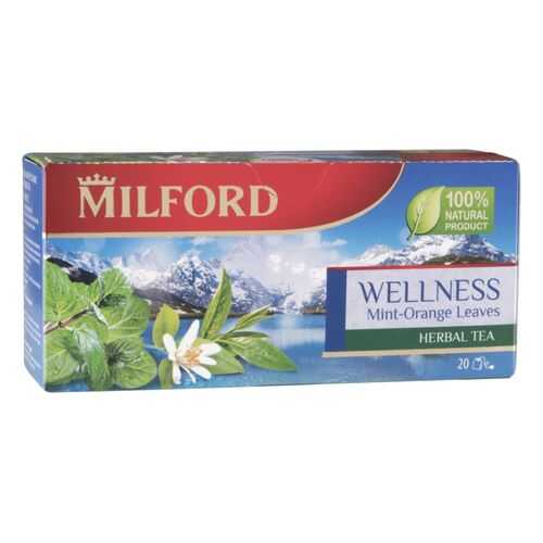 Напиток чайный Milford welness мята и апельсин 20 пакетиков в Башнефть