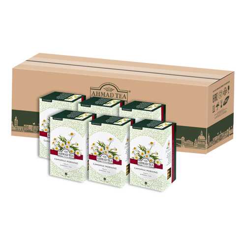 Травяной чай Ahmad Tea ромашка-лимонный сорго Камомайл монинг в пакетиках 20х1,5г - 6 штук в Башнефть