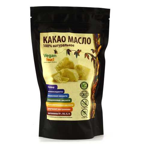 Какао-масло натуральное Vegan Food 200 г в Башнефть