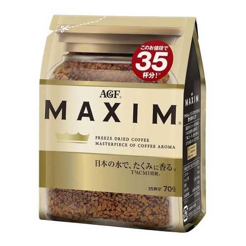 Кофе AGF Maxim растворимый gold blend 70 г в Башнефть
