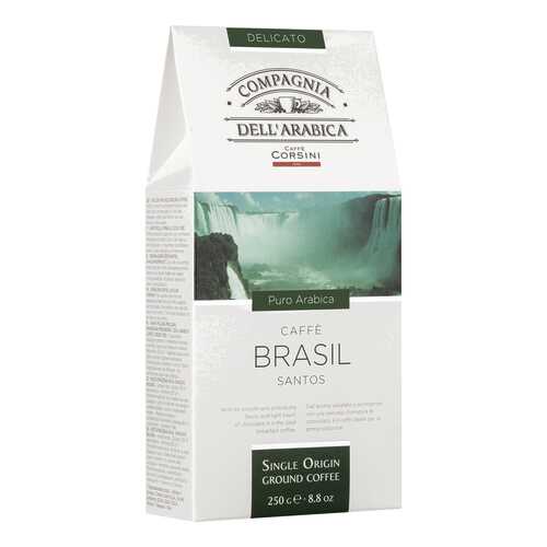 Кофе Dell Arabica Puro Arabica Brasil Santos 250г карт/пачка молотый в Башнефть