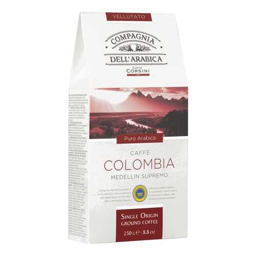 Кофе Dell Arabica Puro Arabica Colombia Medellin Supremo 250г карт/пачка молотый в Башнефть