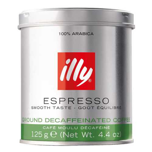 Кофе молотый ILLY caffe декофеиновый 125 г в Башнефть