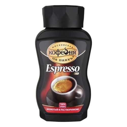 Кофе молотый в растворимом Московская кофейня на паяхъ espresso 95 г в Башнефть