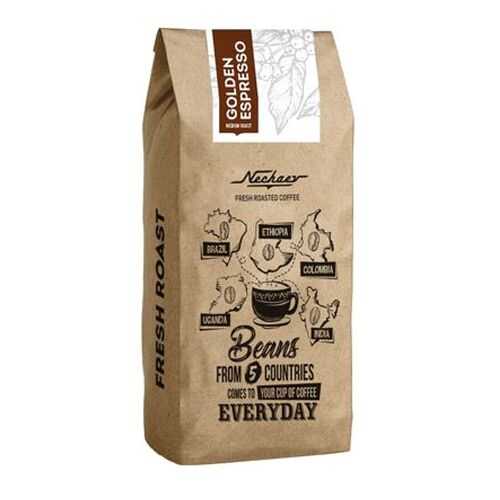 Кофе Nechaev Golden Espresso в зернах свежей обжарки 500 г в Башнефть