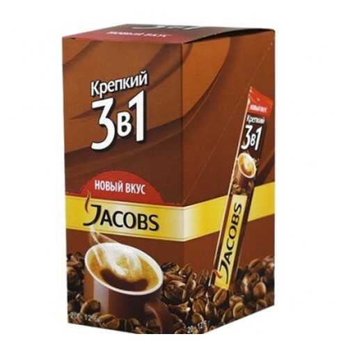 Кофе растворимый Jacobs 3в1 крепкий 24*12 г в Башнефть